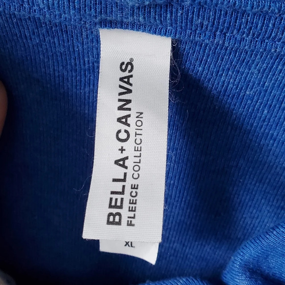 Men's Blue Hoodie Sweatshirt with Pumpkin logo Size XL - Picture 8 of 9